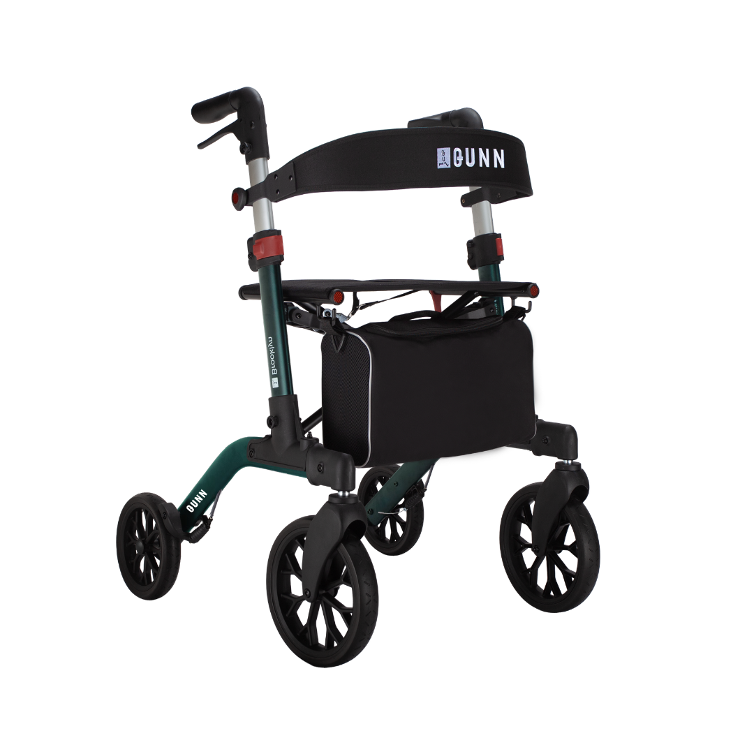 Brooklyn pneus souples avec double pliage Vert foncé (sac et dossier inclus) – vue principale